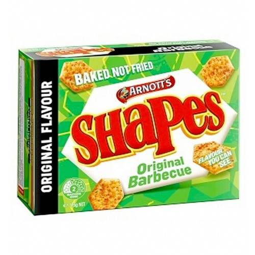 Arnotts Shapes Original Bbq 175g Australian Import - Hollywood Candy Store