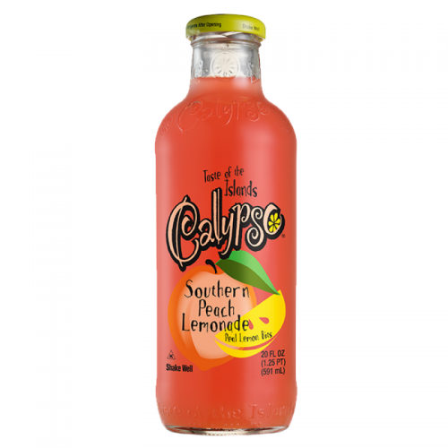 Calypso Southern Peach Lemonade 16 oz - Hollywood Candy Store