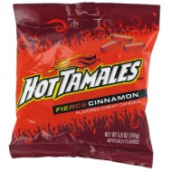 Hot Tamales Fierce Cinnamon 5oz (142g) Peg Bags - Hollywood Candy Store