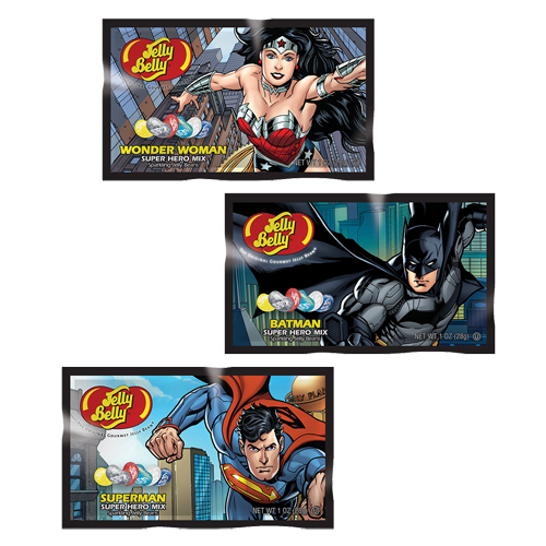 JELLY BELLY SUPERHERO JUSTICE LEAGUE BEANS (1OZ) - Hollywood Candy Store