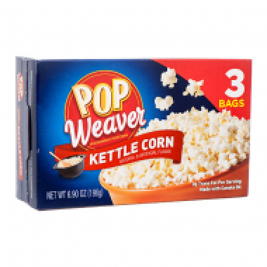 Pop Weaver Kettle Corn Popcorn 3PK 196.50g - Hollywood Candy Store