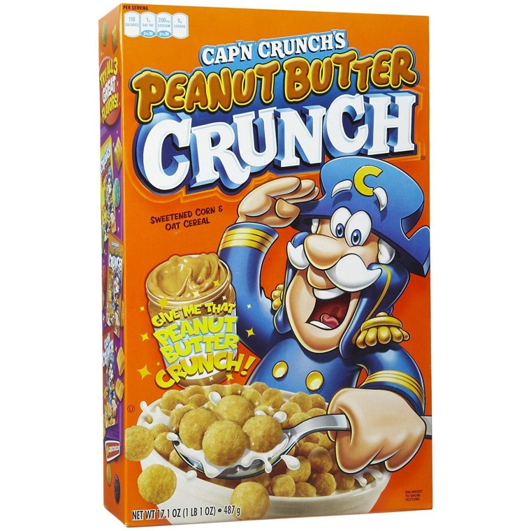 Cap'N Crunch Peanut Butter Crunch Cereal - Hollywood Candy Store